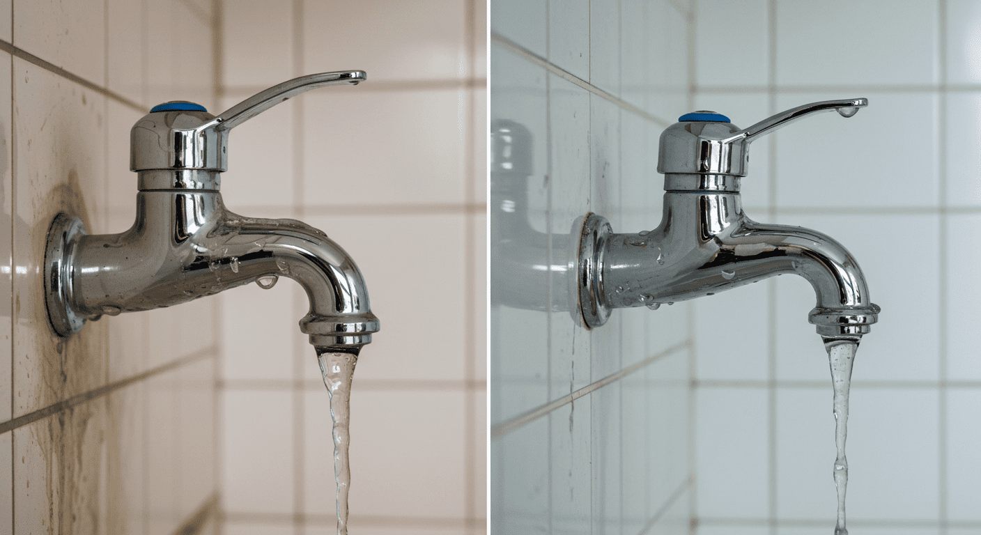 Family Enjoying Softened Water