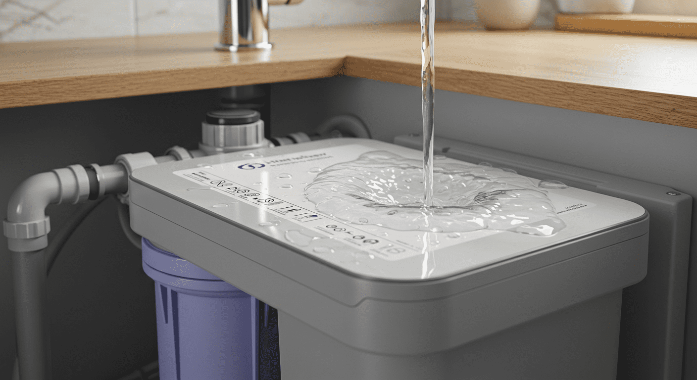 Modern Water Filtration System Under Sink