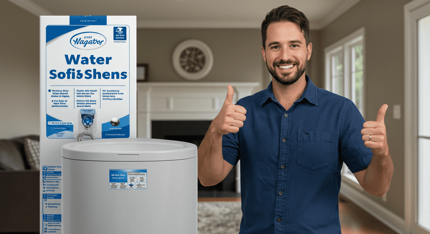Satisfied Customer with Water Softener